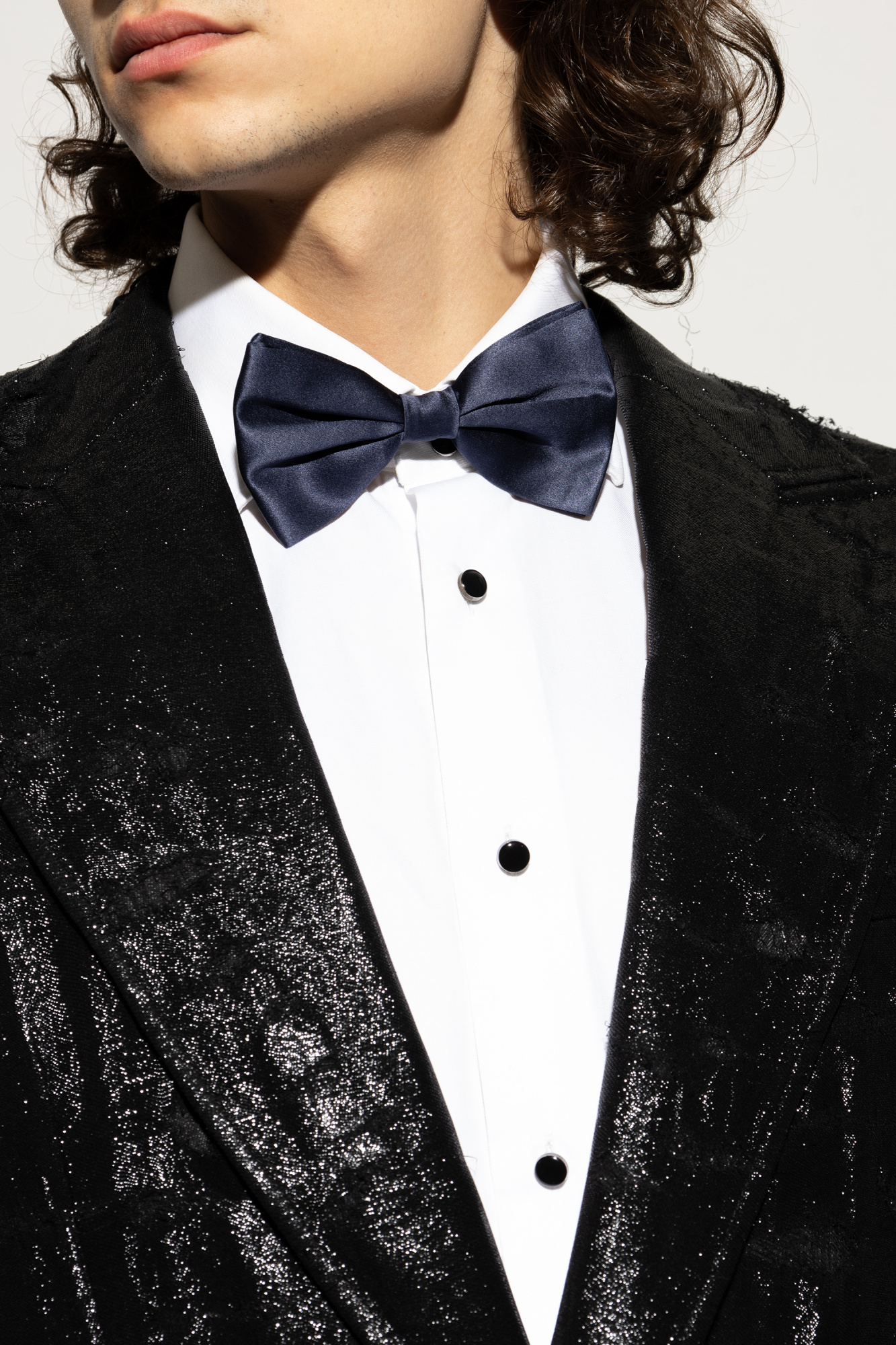 Dolce & Gabbana Red 100% Silk Slim Adjustable Neck Papillon Bow Tie